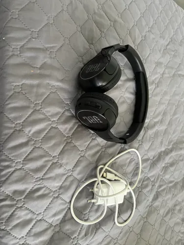 Headphone Fone de Ouvido JBL Bluetooth Sem Fio + Cabo e Carregador