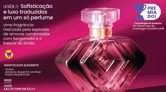 Perfume LESER - Sofisticação e Luxo Traduzidos