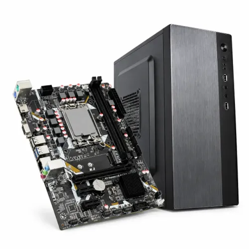 Combo: Placa-mãe AFOX IH610D4-MA5-V2 + Gabinete Vinik VK02