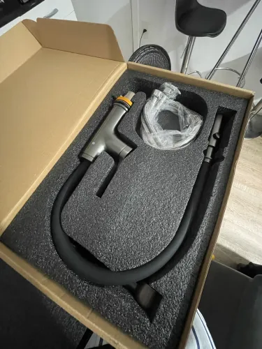 Torneira gourmet aço escovado Novo 