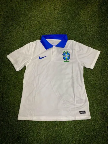 Camisa Polo seleção Brasileira Branco