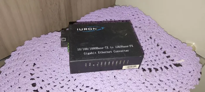 Conversor de Mídia Gigabit HL-2111S-40B Fibra Óptica 40km