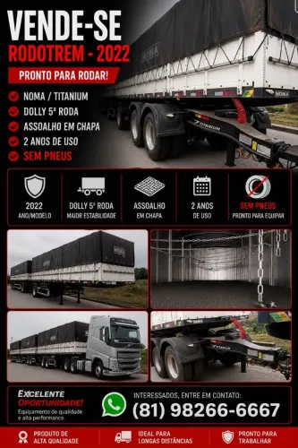 RODOTREM NOMA 9 EIXOS - 2022