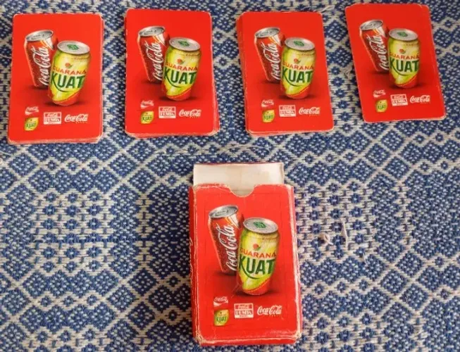 Antigo Baralho Coca Cola Kuat Incompleto