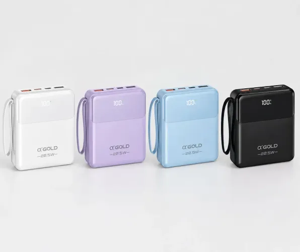 CARREGADOR PORTATIL POWER BANK 10000MAH 22.5W A´GOLD BTE-48