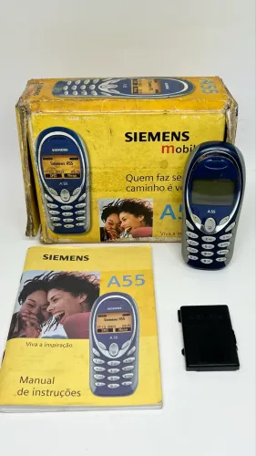 Celular Siemens A56 Com caixa e manual sem carregador 