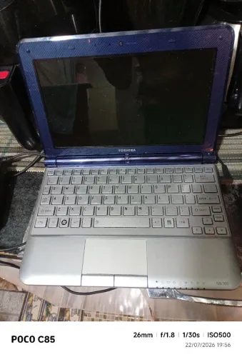 Parou de funcionar Mini notebook Toshiba parou de funcionar completo com todos acessórios 