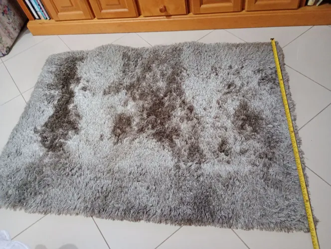 Tapete 1,40x1,0 metro cinza