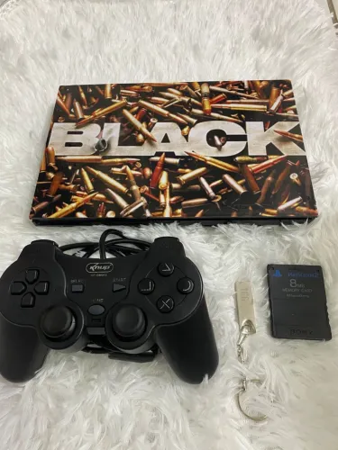 Ps2 cheio de jogos