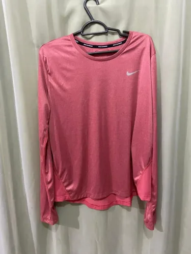 Camiseta Nike Miler Dri-Fit Manga Longa Tam'M
