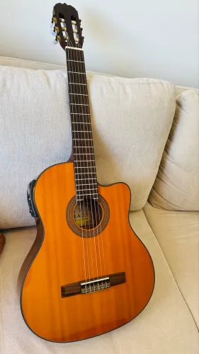 Violão Eagle CH-800NT Nylon (luthier + osso) + capa e suporte