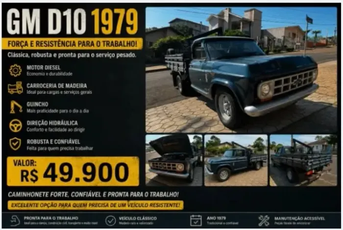 D-10 Chevrolet Diesel 1984