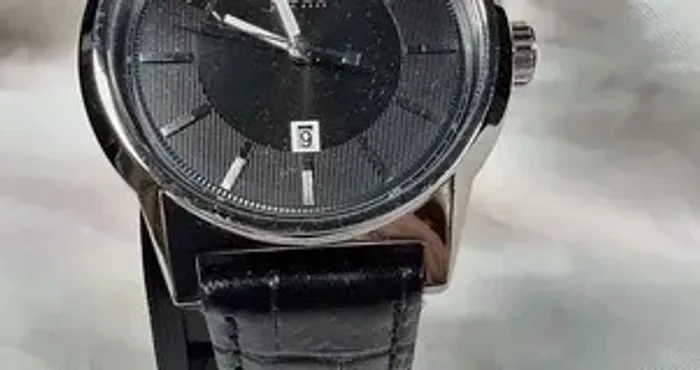 Relógio Hugo Boss Architecture 1512911 44mm Mostrador Preto Couro