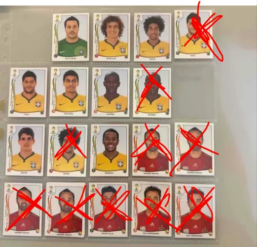 Figurinhas Copa 2014 Brasil