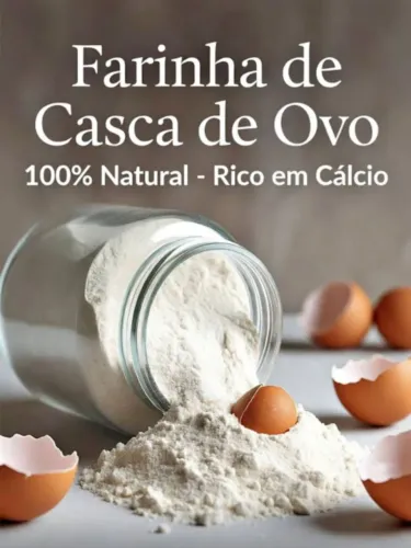 Farinha de casca de ovo