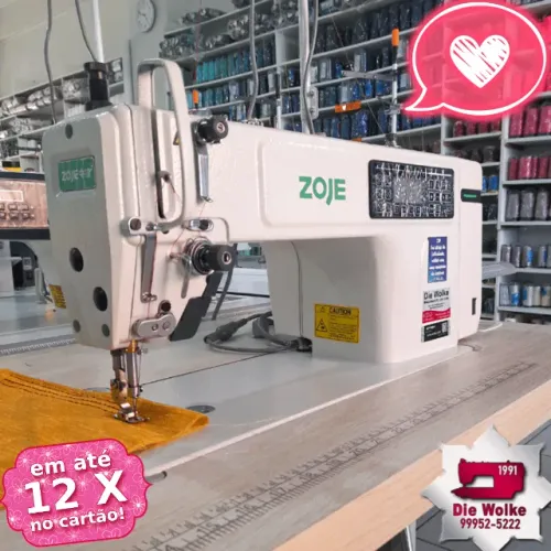 Máquina de Costura Nova - Reta Eletrônica Zoje