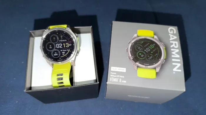 Garmin Fênix 8 Solar Safira Titânio