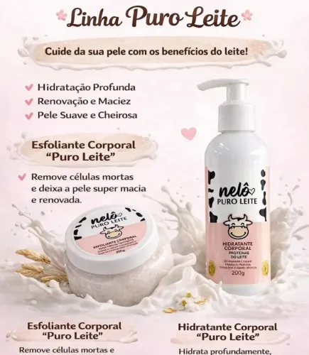 Kit esfoliante e hidratante