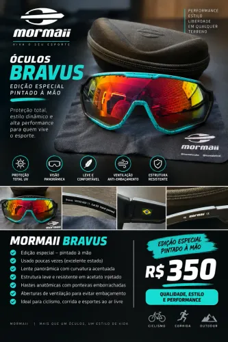 Óculos esportivo Mormaii Bravus ed. Especial