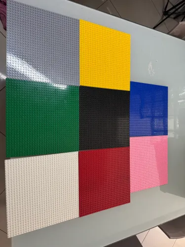 Placas de Lego de várias cores