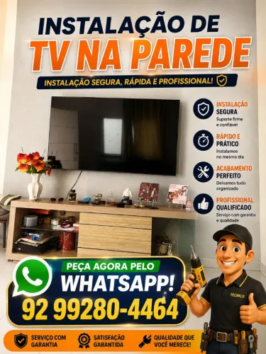 Suporte de TV Universal 14" a 100" Completo com Parafusos | Entrega Grátis