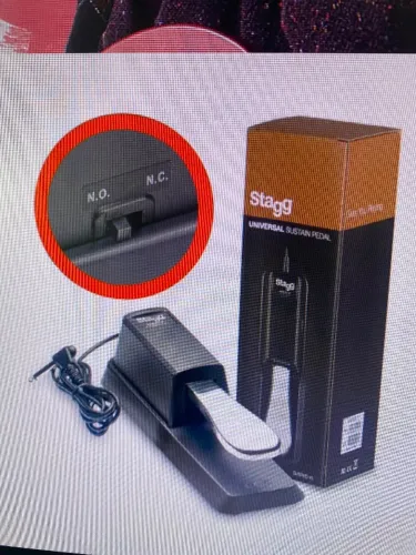 Pedal de Sustain Stagg - Susped 10 Black