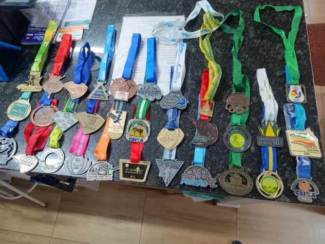 Medalhas de corridas antigas