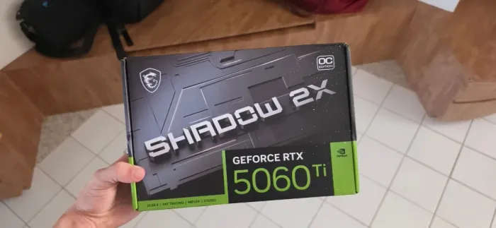 Placa de Vídeo RTX 5060ti 16gb MSI Shadow 2X