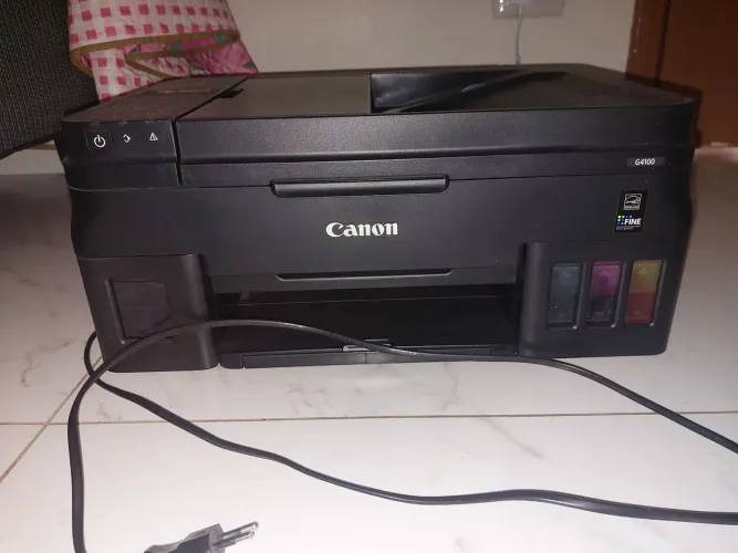 (Usada) Impressora Canon PIXMA G4100 (funcionando, porém necessitando de reparos)