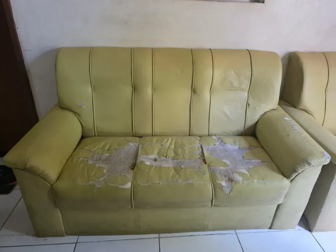 Sofa 3 lugares para reforma