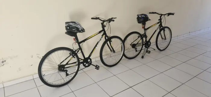 Bicicletas  Caloi Aspen Duas bicicletas + Capacetes (Ótimo Estado!)