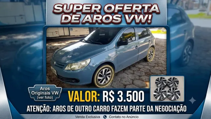 Vendo aros a base de venda e troca 