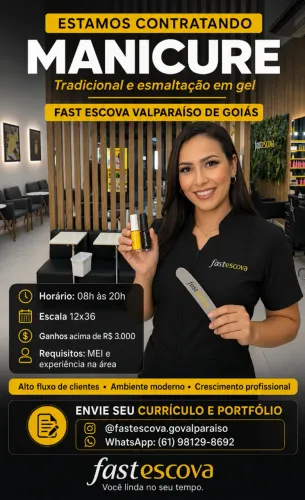 Manicure com experiência