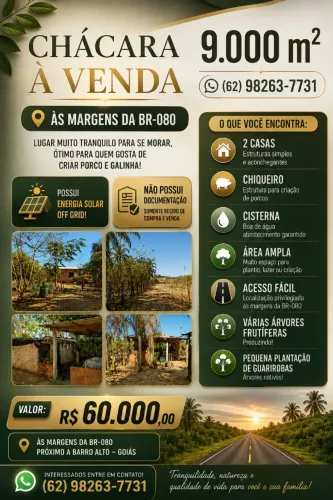 Vende-se chácara 