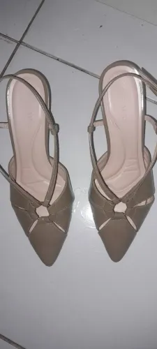 scarpin verde constance 36