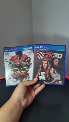 W2K20 e Street Fithgter V | Jogos para Ps4