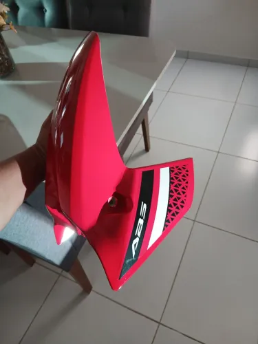 Paralama cb twister 250f vermelha 2022