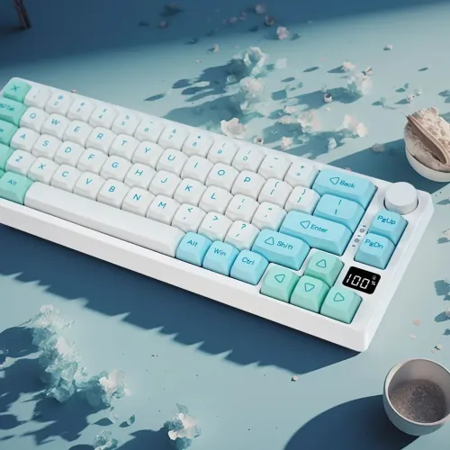 Teclado Mathew Tech Mk67 PRO 2.4ghz<br>Switch Gateron Yellow