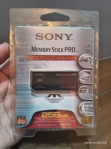 Sony memory stick pro 256 MB lacrado