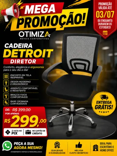 CADEIRA ESCRITORIO 299,00