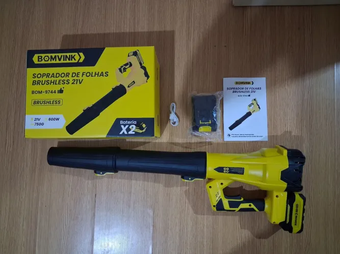 Soprador de folhas brushless 600w