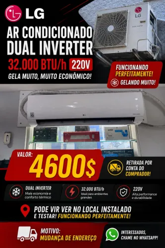 Ar condicionado LG dual inverter 32000