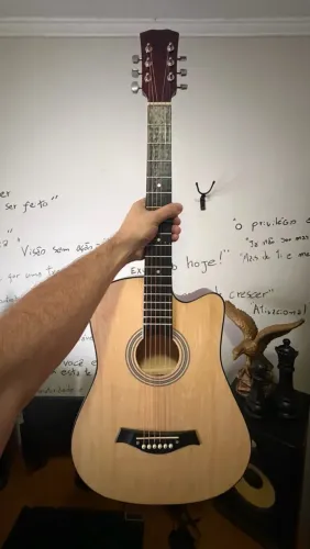 Violão elétrico novo
