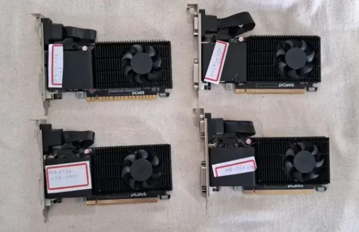 Lote Placas de Vídeo HD5450 HD6450 GT210 DDR3 PCIe