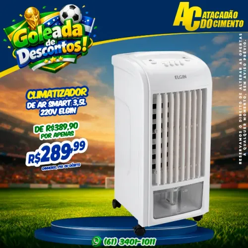 Climatizador de Ar Smart 3,5L 220V Elgin