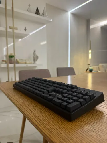 TECLADO GAMER MECÂNICO FALLEN PANTERA SWITCH AZUL
