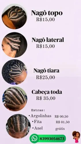 Tranças nagô 