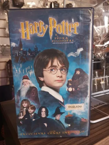 Fita VHS Harry Potter e a Pedra Filosofal