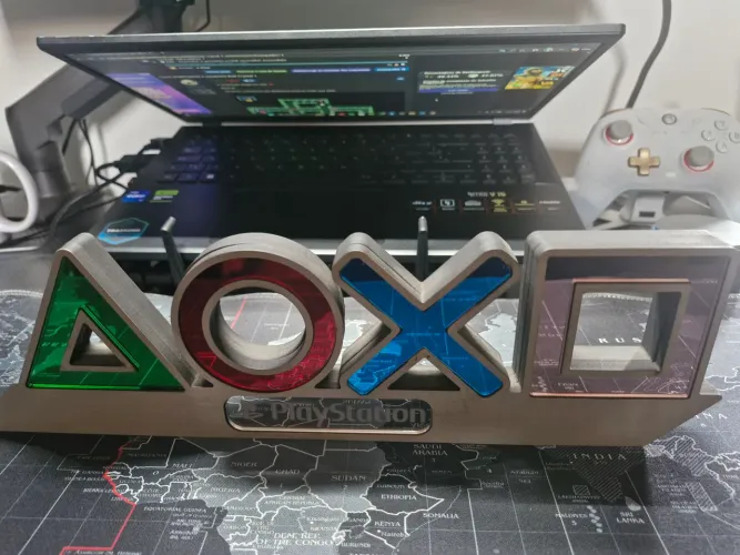 Placa decorativo Playstation