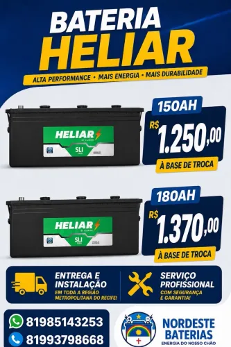 Promoção bateria linha pesada !!!!